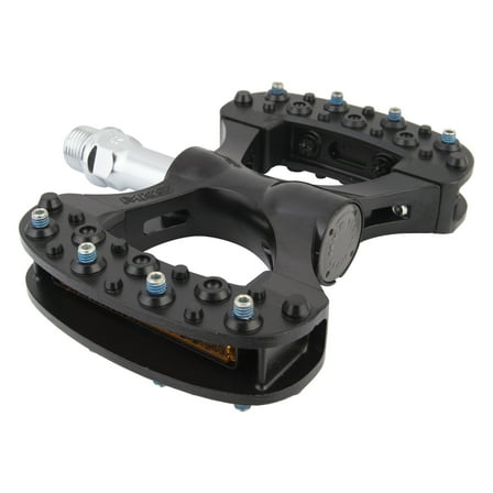 MKS Gamma Platform Pedals 9/16" Lambada Aluminum Body 16 Replaceable Pins Black