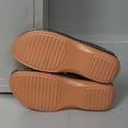 thumbnail image 5 of Women’s Casual Summer Slide Sandals Beaded Toe Ring Wedge Heel Slip-On Comfortable Cushioned Footbed Beach Outdoor Daily Wear Black, 5 of 9