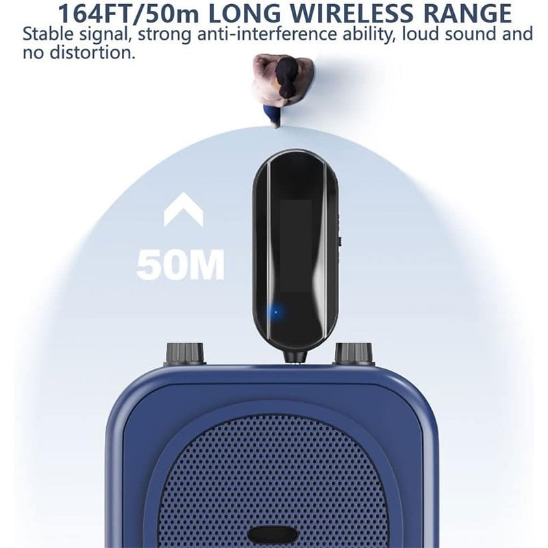 2.4G Professional Wireless Headset Microphone for Voice Amplifier Speaker Teaching Meeting ,Crystal-Clear Sound