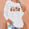 thumbnail image 2 of Sudadera informal de manga larga con cuello redondo para mujer Fridja  bvmnju7121, 2 of 6