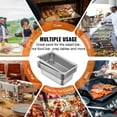 thumbnail image 6 of VEVOR 6 Pack Steam Table Pans 20.9 x 12.8 x 5.9 Inch Deep Steam Table Pan Full Size 20.5L Deep Food Container Stainless Steel Oven Tray Hotel Pans Anti-Jam Steam Table Food Pan, 6 of 9