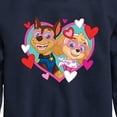 thumbnail image 3 of Paw Patrol - Chase Sky Hearts - Toddler And Youth Crewneck Fleece Sweatshirt, 3 of 6