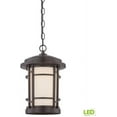 thumbnail image 2 of Designers Fountain Barrister Burnished Bronze 9in LED Hanging Lantern, LED22434-BNB, 2 of 3