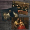 thumbnail image 2 of Rembrandt Aristotle Staalmeester Portret Blinding Samson Preacher Peacocks Fine Art Greeting Card Pack of 6, 2 of 5