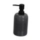 thumbnail image 1 of Dispensador de jabón líquido de 500 ml, recargable, elegante para encimera de baño. Gris oscuro, 1 of 9
