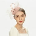 thumbnail image 3 of Fascinator Hats for Women, Comdrip Tea Party Fascinator Kentuckys Derbys Hat Fascinator Pillbox Hat Headband for Cocktail Ladies Hats Pink One Size, 3 of 8