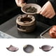 thumbnail image 1 of Juego de estufa para tostar té | Calentador de té con velas de cerámica | Potenciador de aroma tradicional de carbón | Calentamiento uniforme | Accesorio coleccionable para la ceremonia del té, 1 of 7