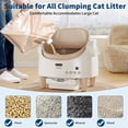 thumbnail image 6 of Self-Cleaning Cat Litter Box – Open-Top Automatic Litter Box with App Control, Upgraded Safety Sensors, Advanced Odor Leak Control, Includes 1 Roll Waste Bag, 6 of 9