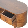 thumbnail image 4 of Artisan Furniture Solid Wood Chestnut Rounded Entertainment Unit, 4 of 9