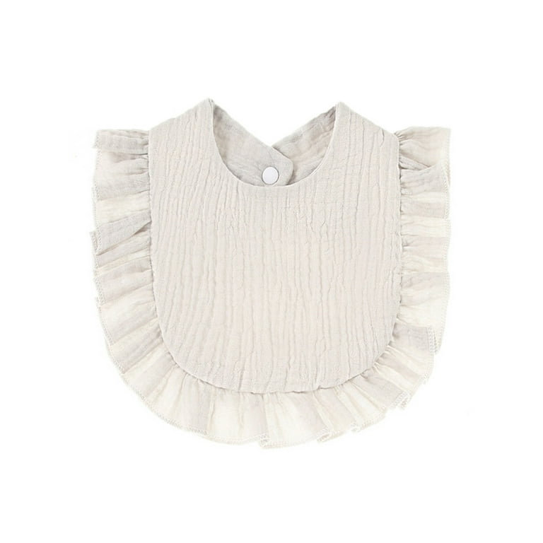 Bibs with button sale closure