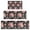 Pioneer Flower Floral-2, variant on Pioneer Flower Floral Print Pattern Kitchen Rugs Sets Of 3,Kitchen Runner Rugs Non Skid Washable,Decorative Kitchen Floor Mats for Kitchen,Sink,Laundry,17"x30" 17"x47" 17"x59"