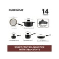 thumbnail image 4 of Farberware Smart Control 14-Pc. Non-Stick Cookware Set - BLACK ONE SIZE, 4 of 4
