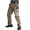 Khaki, variant on MIXUE Cargo Pants for Men Solid Color Training Work Casual Loose Comfortable Trendy Sport Pocket Trousers Holiday Wear,Brown,M
