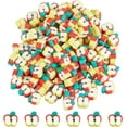 thumbnail image 6 of 1 Box 200Pcs Polymer Clay Beads Red Green Pink Fruit Spacer Beads Teacher Beads Handmade Clay Shape Slice Flat Beads for Jewelry Making Beading Kits Bracelets Keychain Supplies, 6 of 9