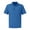 282#Blue, variant on Men's Classic Fit Short Sleeve Dual Tipped Collar Polo Shirt Gray S