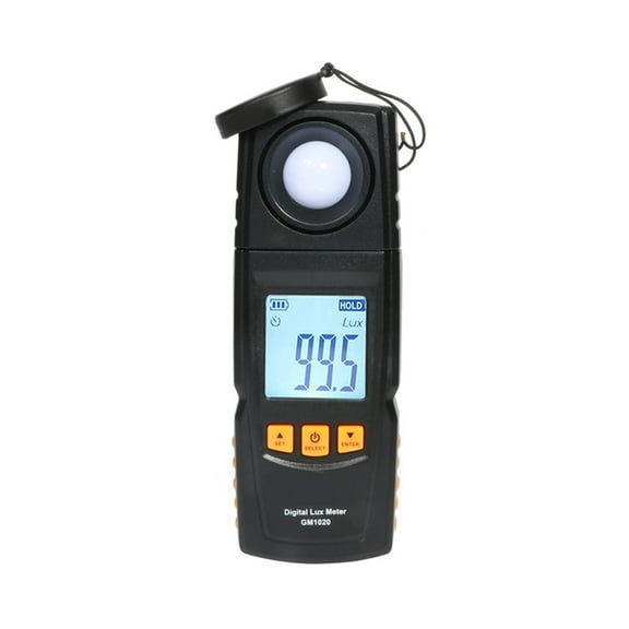 Light Luxmeter Digital Spectrometer Photometer 0~200000 Lux Illuminometer Luminometer Handheld Photometer Lux/FC LM Tester ,High-Precision Detection