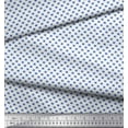 thumbnail image 2 of Soimoi Blue Velvet Fabric Cross & Geometric Print Fabric by Yard 58 Inch Wide, 2 of 3