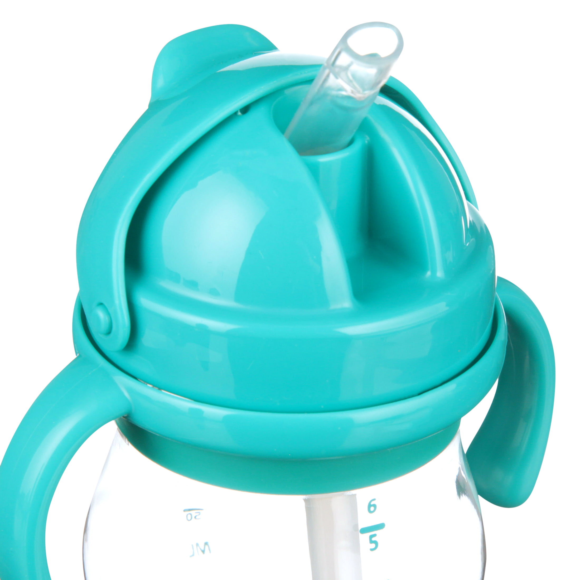  OXO Tot 6 Ounce Transitions Straw Cup with Removable Handles -  Teal : Everything Else