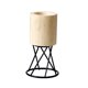 thumbnail image 2 of Candelabros de Madera perfecl Porta vela Negro, 2 of 8