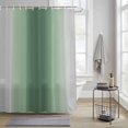 thumbnail image 3 of Sage Green Grey Gradient Shower Curtain, Minimalist Ombre Modern Art Waterproof Shower Curtain Set with 12 Hooks Lightweight Bath Curtains Fabric Bathroom Decor 48x72 Inches, 3 of 9