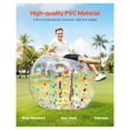 thumbnail image 2 of Inflatable Bumper Ball 5FT, Human Hamster Zorb Ball 1.5M, 0.8mm PVC Bubble Knocker for Outdoor Sports, Team Play, Garden Yard Park, 2 of 9