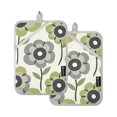 thumbnail image 7 of Yayeee Pot Holders Kitchen Heat Resistant with Pocket 7"x9.8" Cotton Oven Cooking Hot Pads, Retro Flower, 7 of 7