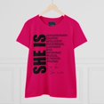 thumbnail image 4 of Women's "She Is" Midweight Cotton Tee, 4 of 4