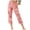 Pink, variant on Aoochasliy Womens Pants Petite Women's Printing Straight Leg All-Match Casual Pants 7-Point Pants Plus Size