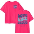 thumbnail image 5 of LRen Girls Short Sleeve T-Shirts Kids Letter Print Shirts Cute Summer Basic Tees Tops Soft Fashion Crewneck Tees, 5 of 5