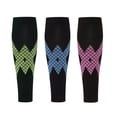 thumbnail image 1 of Protector de piernas deportivo a rayas, protector de músculos deportivos, funda para piernas comprimible, funda para pantorrillas a presión para fitness al aire libre, 1 of 5