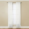 thumbnail image 2 of Miller Curtains Single Panel Angelica 84 x 59 Inches Polyester Window Curtain, Ivory, 2 of 5