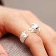 thumbnail image 1 of Vintage Chic conejo Animal nudillo anillos para mujeres niñas encanto gótico Punk Rana gato pulpo apertura dedo anillos joyería de moda Tan Jianjun unisex, 1 of 2