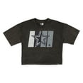 thumbnail image 2 of Women's New Era Black Dallas Cowboys Boxy Cropped Sport Night Mineral Wash T-Shirt, 2 of 5