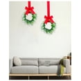 thumbnail image 5 of Yoyauz Artificial Kitchen Cabinet Garland With Ribbon Artificial Green Leaf Garland Decoration Hanging Garland Is Suitable For Cabinet Wall Window Front Door Decoration, 5 of 6