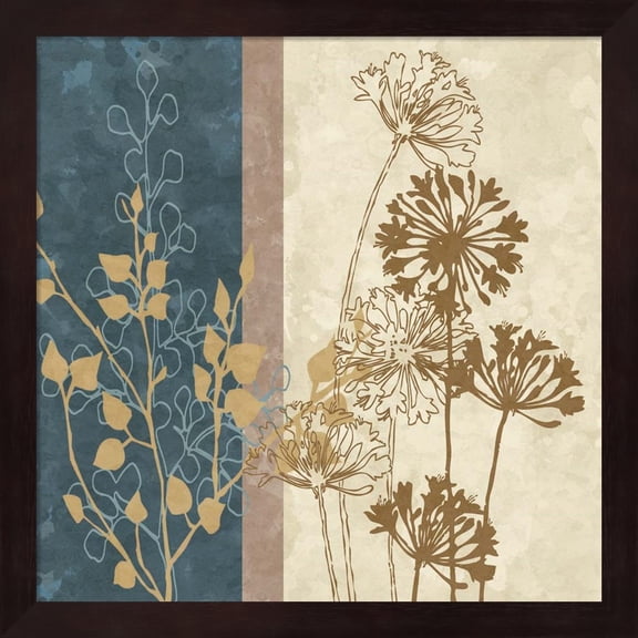 Dandelion Family I by Alonzo Saunders, Framed Wall Art, 13.25W x 13.25H