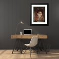 thumbnail image 4 of Elisabeth Modell 19x24 Black Modern Framed Museum Art Print Titled - Two Girls by the Window (1852), 4 of 5