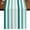 White Aqua, variant on Teal Brown Stripe 120 Inch Table Runner, Gradient Geometric Vertical Striped Farmhouse Dresser Scarf Cotton & Linen Tablerunner for Dining/Kitchen Island/Holiday Party Décor 13" x 120"