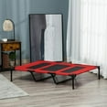 thumbnail image 5 of Resenkos 48" x 36" Elevated Breathable Dog Bed Portable Pet Cot w/ Carry Bag Metal Frame Breathable Mesh Indoor and Outdoor Red, 5 of 9