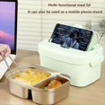 thumbnail image 3 of Fiambrera Calefactable Inalámbrica de 1,5 L, Recargable, con Programa Automático, para Adultos, Inteligente, para Exteriores C, 3 of 5