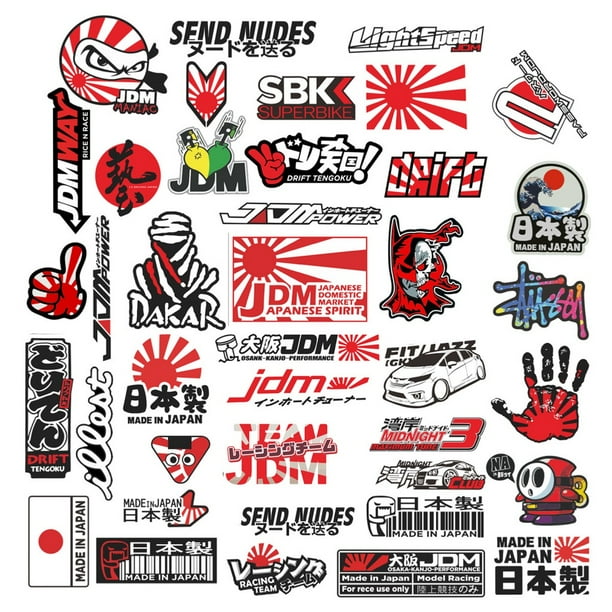 40 Piezas De Pegatinas De Carreras Para Motocicleta , Tira Lateral De Motobike , Pegatina Para Casco , Impermeables Para Coche huangjie unisex