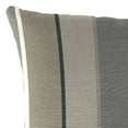 thumbnail image 6 of Jordan Manufacturing Sunbrella 16" x 16" Milano Char Gray Stripe Square Outdoor Throw Pillow (2 Pack), 6 of 10