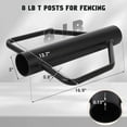 thumbnail image 2 of Accreate Ergonomic Fence Post Driver with Handles – Durable Steel for Easy Installation of Wooden & Metal Posts, 2 of 7