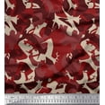thumbnail image 1 of Soimoi Cotton Jersey Fabric Animals & Texture Decor Fabric Printed Yard 58 Inch Wide, 1 of 1