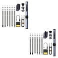 thumbnail image 3 of Scienceny Kit de soldador eléctrico duradero y de larga duración, herramienta de soldadura de hierro portátil, fácil de azul, alto, 6 cabezas Azul alto 6 cabezas 2piezas, 3 of 6