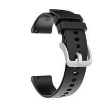 Silicone Sports Watch Band with Sweat Proof for Smartwatch Adjustable Wide Compatibility