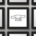 thumbnail image 4 of Gallery Pops Sanrio Cinnamoroll - Cinnamoroll Character Portrait Wall Art, Black Framed Version, 12" x 12", 4 of 5
