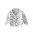 thumbnail image 3 of Esaierr Baby Boys Cardigan Sweater, Toddler V-Neck Sweater Coats Fall Winter Dinosaur Cardigan Sweatshirt Coats, 3 of 6