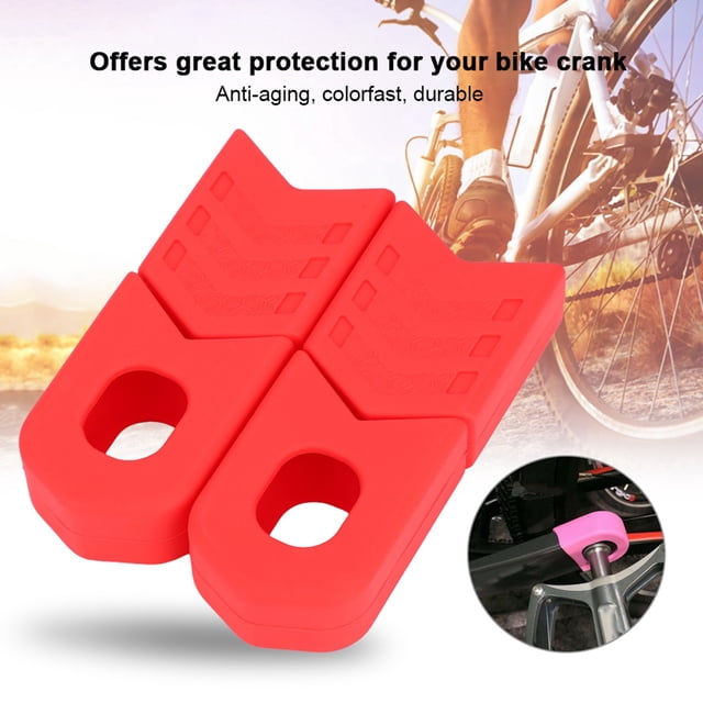 Crank Protector, Silicone Protection Sleeve Arm Protector Bike Accessory Bike Crank Protector Durable Arm Sleeve for Road Bikes