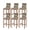 Brown, variant on Brown Black Bear Bar Stool Covers Set of 6, Farmhouse Cabin Forest Vintage Stretch Washable Bar Chair Covers with Backs, Removable Pub Counter Height Chair Cover for Kitchen Dining Room Cafe