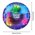 thumbnail image 2 of Heavy Duty Inflatable Tube Sled For Winter Outdoor Sports And Family Sledding Adventures With Secure Handles, 2 of 6